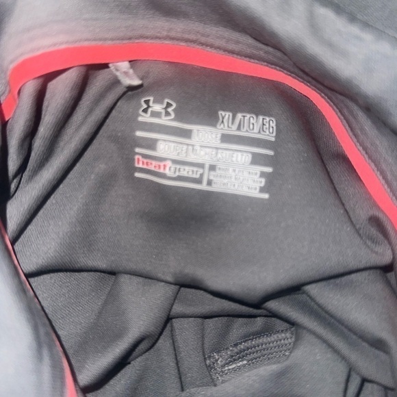 Men’s used under armour polo shirt size XL grey - Picture 2 of 3